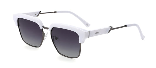 XENO Blockform in White Sunglasses