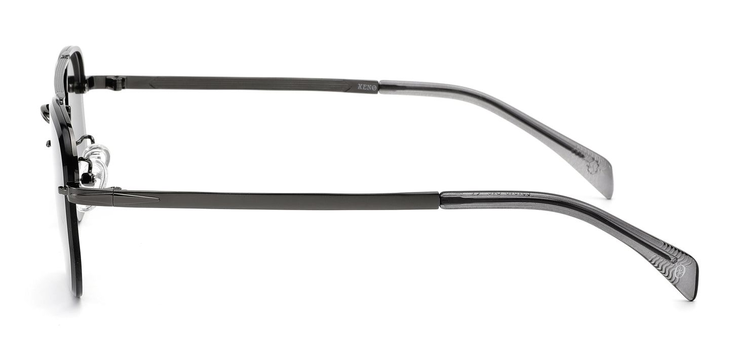 XENO Precision in Gunmetal Sunglasses