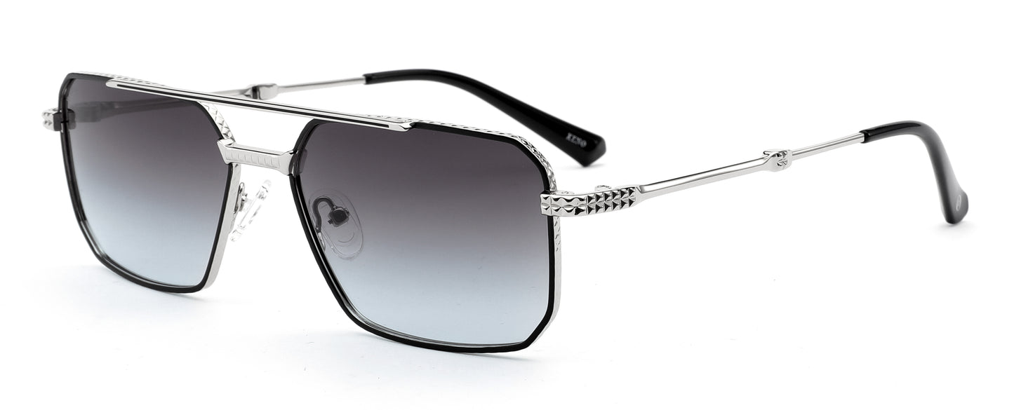 Xeno Titan Edge in Silver Sunglasses