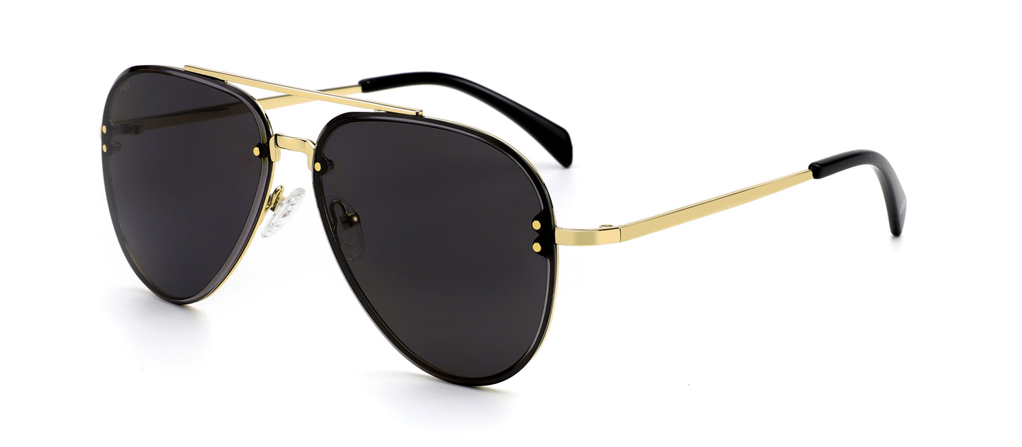 XENO Skymark in Black Gold Sunglasses