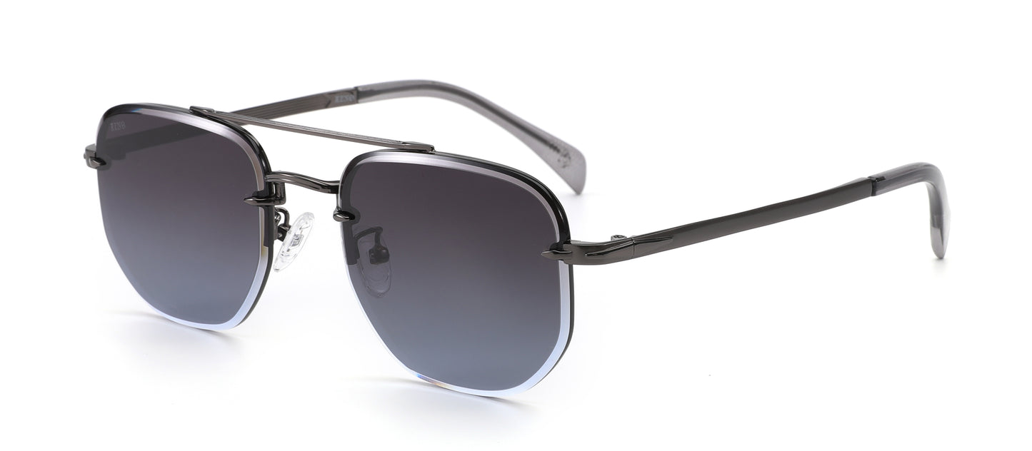 XENO Precision in Silver Fade Sunglasses