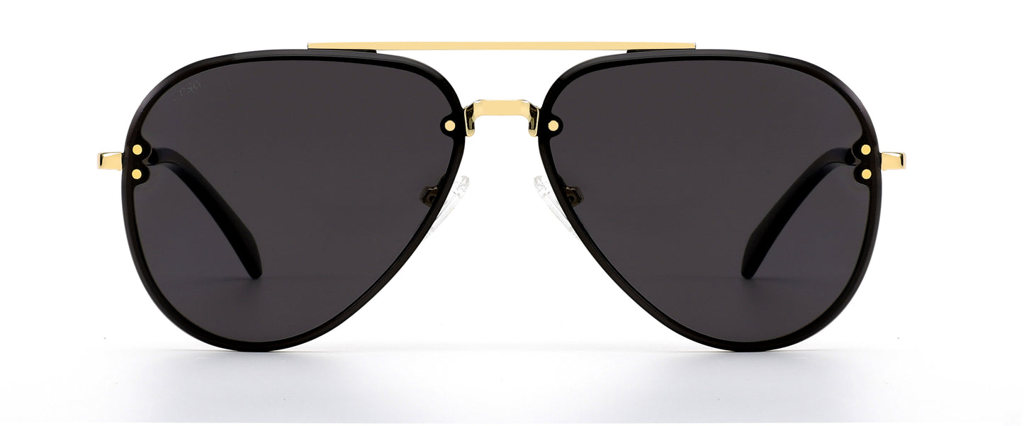 XENO Skymark in Black Gold Sunglasses